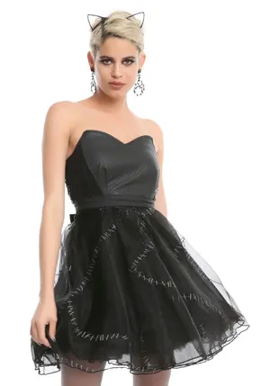 DC Comics Catwoman Formal Dress Limited-Edition Hot Topic Sz 12 M thumbnail 1