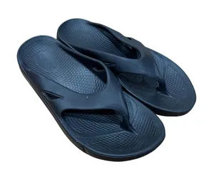 OOFOS The Comfy Ooriginal Men’s 7 Women’s 9 Recovery Black Thong Flip-Flops Slip-On thumbnail 1