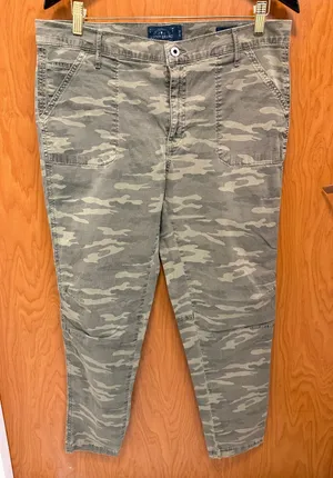 ☘️☘️☘️Lucky Brand☘️☘️☘️Camo Utility Pants - Olive Green-14 thumbnail 1