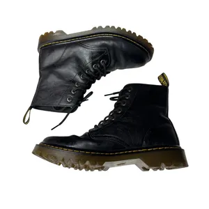 Dr. Martens Luana Black Leather Combat Boots Women’s Size 9 AW004 thumbnail 7