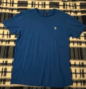 U.S. Polo Assn. Blue Polo Polo Shirt Size S thumbnail 1