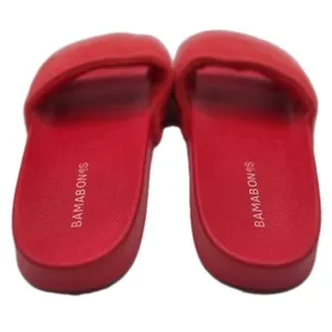 Bamabones Pilo Slide Sandals Red Size 7 / 8 Washable Comfort Streetwear NEW NWT thumbnail 4