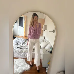 Old Navy XS Lilac Cotton Button Up Cardigan Sweater thumbnail 3