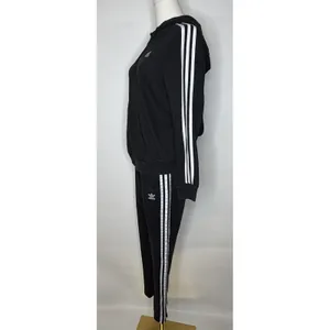 Adidas Originals Primeblue SST Track Pants Black White 3-Stripe Joggers Medium thumbnail 3