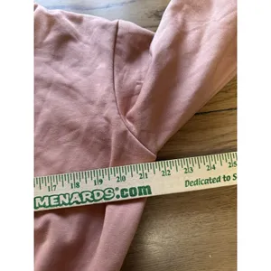 Warm & Cozy Lifestyle Women Size Medium 1/2 Zip Sweatshirt Runched Bottom Preppy thumbnail 5