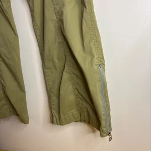 GAP Women Olive Green‎ Cargo Pants Zip Details Stretch XS thumbnail 3