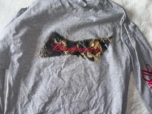 Vintage Budweiser realtree long sleeve shirt thumbnail 4