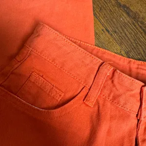 NWOT Wide Leg Orange Jeans thumbnail 4