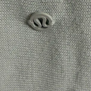 Lululemon 100% Cotton Long Sleeve‎ Knit Sweater Light Blue Mint Green Size 4 thumbnail 9