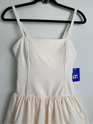 JoyLab Women's Bubble Hem Active Dress Sleeveless Adjustable Straps Nylon thumbnail 6