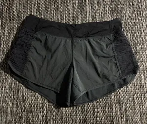 Lululemon Track That Short Ruched Ruffle Side Zip Pocket Runner Athletic thumbnail 1