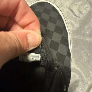 Vans Black Slip-On Sneakers Classic Design thumbnail 3
