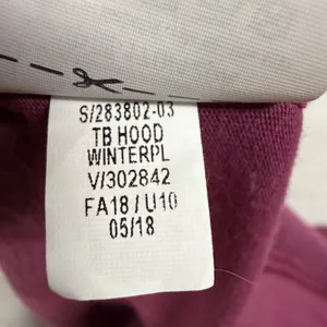 Old Navy XXL Maroon Go-Dry Top Lightweight Activewear Hooded Long Sleeve Layers‎ thumbnail 5