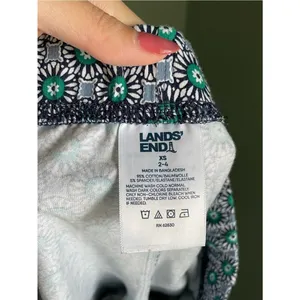 Lands End Pajama Shorts Size XS Geometric Print PJ Bottom Separate Sleepwear thumbnail 5