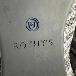 Rothy’s The Point Women’s Gray Zebra Print Knit Pointed Toe Slip-On Flats Size 9 thumbnail 6