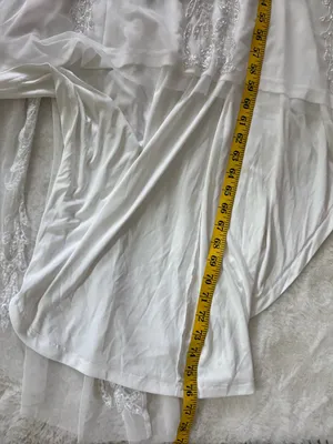 Lulus Momentous Love White Beaded Bustier Mesh Mermaid Maxi Dress Size Medium thumbnail 9