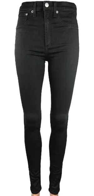 Rag & Bone Women's Black High Rise Ankle Stretch Casual Denim Skinny Jeans Sz 28 thumbnail 1