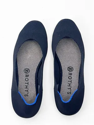 ROTHY’S Black Knit Almond Toe Slip On Loafers Flats Size 10 Quiet Luxury Neutral thumbnail 10