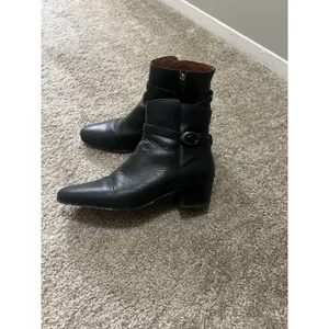 Coach Women's Chrystie Bootie Black Leather Ankle Heeled Size 9 thumbnail 2