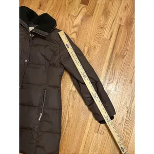 Michael‎ Kors Brown Down Filled Full Zip Warm coat Size Large thumbnail 10