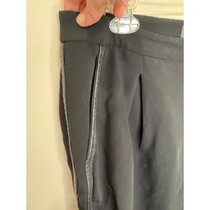 Rag‎ & Bone Platini Leather Trimmed Black Pants Sz 12 thumbnail 7