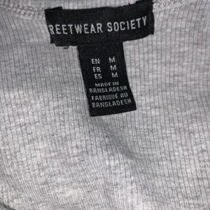 gray ribbed crop top size M thumbnail 8