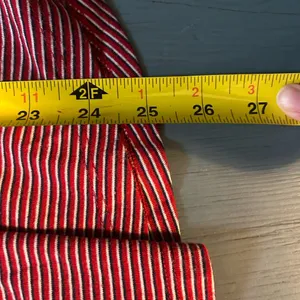 Old Navy Red Striped Sleeveless Top | Size Large thumbnail 7