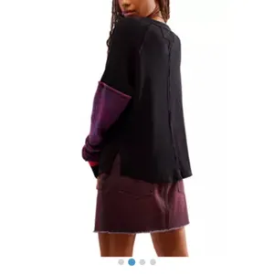 NWT We The People Free People Mod About You Cuff Raglan In Size small thumbnail 2