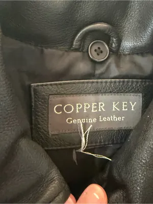 Copper Key Genuine Leather Jacket thumbnail 3