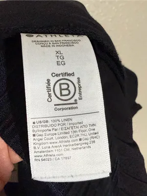 New Athleta Retreat Linen Ankle Pant XL thumbnail 5
