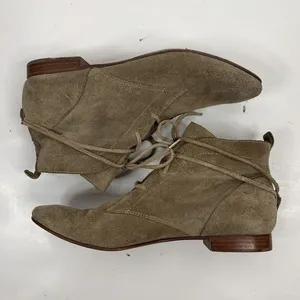 Elizabeth and James Size 8.5 B Bootie E-Camo Lace Around Suede Tan Stone Women’s thumbnail 4