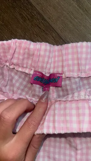 Edikted Gingham Shorts thumbnail 2