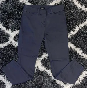 Loft Petite Dark Grey Skinny Ankle Pants thumbnail 2