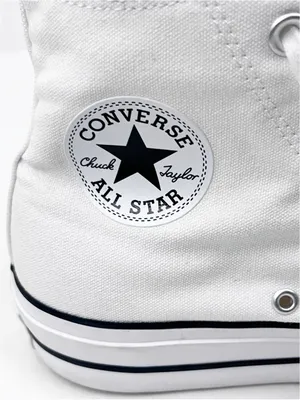 CHUCK TAYLOR ALL STAR CONVERSE White Platform Lace Up High Top Sneakers Size 10 thumbnail 8