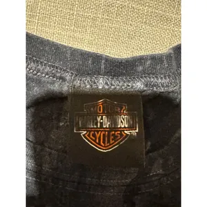 Harley Davidson Womens‎ Graphic T Shirt V Neck Short Sleeve Dark Gray XL thumbnail 4