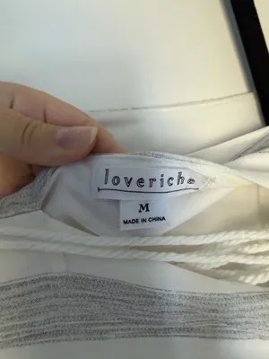 Loveriche Ombre White Blue Dress thumbnail 5