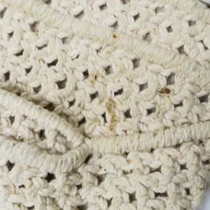 Vintage 70s Crochet Boho Philippine Macrame Crochet Clutch thumbnail 14