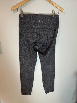 Lululemon Align 25” crop leggings heather black 8 thumbnail 5