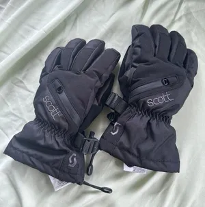 Scott Ultimate Pro Women's Snow Ski Hand Zip Faux Leather Palm Insulated Gloves thumbnail 2