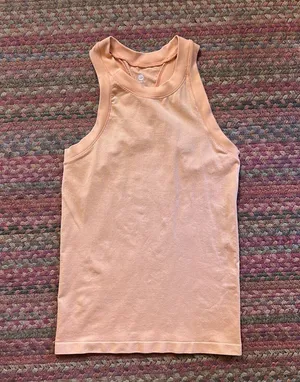 Senita Orange Seamless Athletic Tank High Neck thumbnail 1