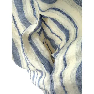 Andree by UNIT Blue Ombre Striped‎ Floral Embroidered Cotton Tunic Dress Small thumbnail 6