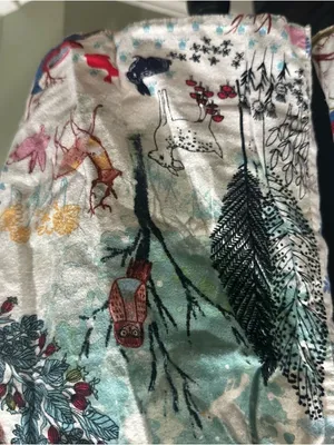 Anthropologie E by Eloise Woodland Animal Pajama Pants – Size XS thumbnail 10