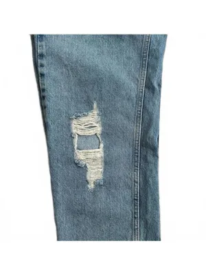 UO BDG Pax Ripped High Waist Jeans Urban Outfitters NWT Light Wash Size 28 thumbnail 6