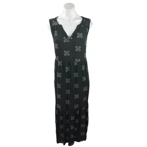 Universal Threads Tiered Floral Black Sleeveless V Neck A-Line Maxi Dress Size 1X thumbnail 4