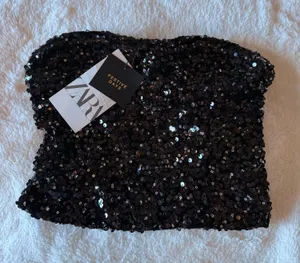 Sequin Zara Tube Top  thumbnail 1