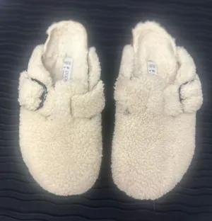 Birkenstock Papillio Boston Teddy Shearling Big Buckle Clogs Eu 39, Us 8.5 thumbnail 1