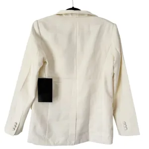 NWD Tuckernuck Cream Wool Warner Blazer Two Button Women’s Size Small thumbnail 5