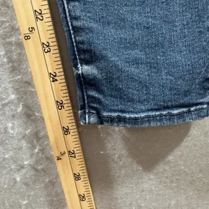 1303 | Mother High Waisted Looker Crop Bake Sale Brawl Jeans Blue Womens 27 thumbnail 4