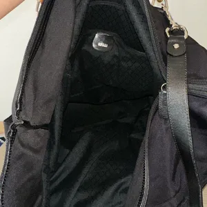 Vintage Gucci Black Bamboo Nylon Tote Bag thumbnail 8