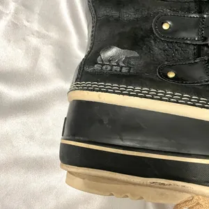 Sorel Joan of Arctic Holiday Leather Shearling Boots Black NL2392-010 Size 9 thumbnail 2